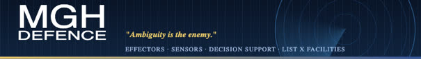 MGH Defence. Ambiguity is the enemy. Effectors, sensors, decision support and List X facilities.